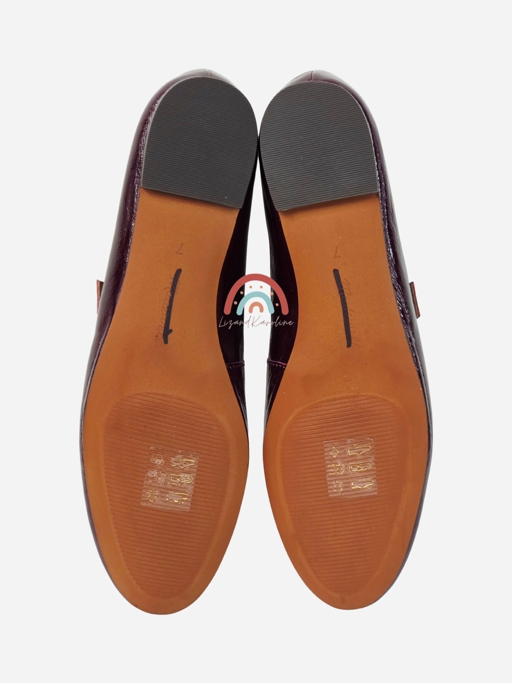 New! Madewell The Remy Mary Jane Flat in Leather Deep Plum 7 - Picture 14 of 15